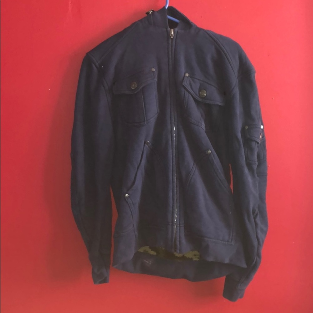 Darring USA Blue Coat Camo Fur Mens Size Small